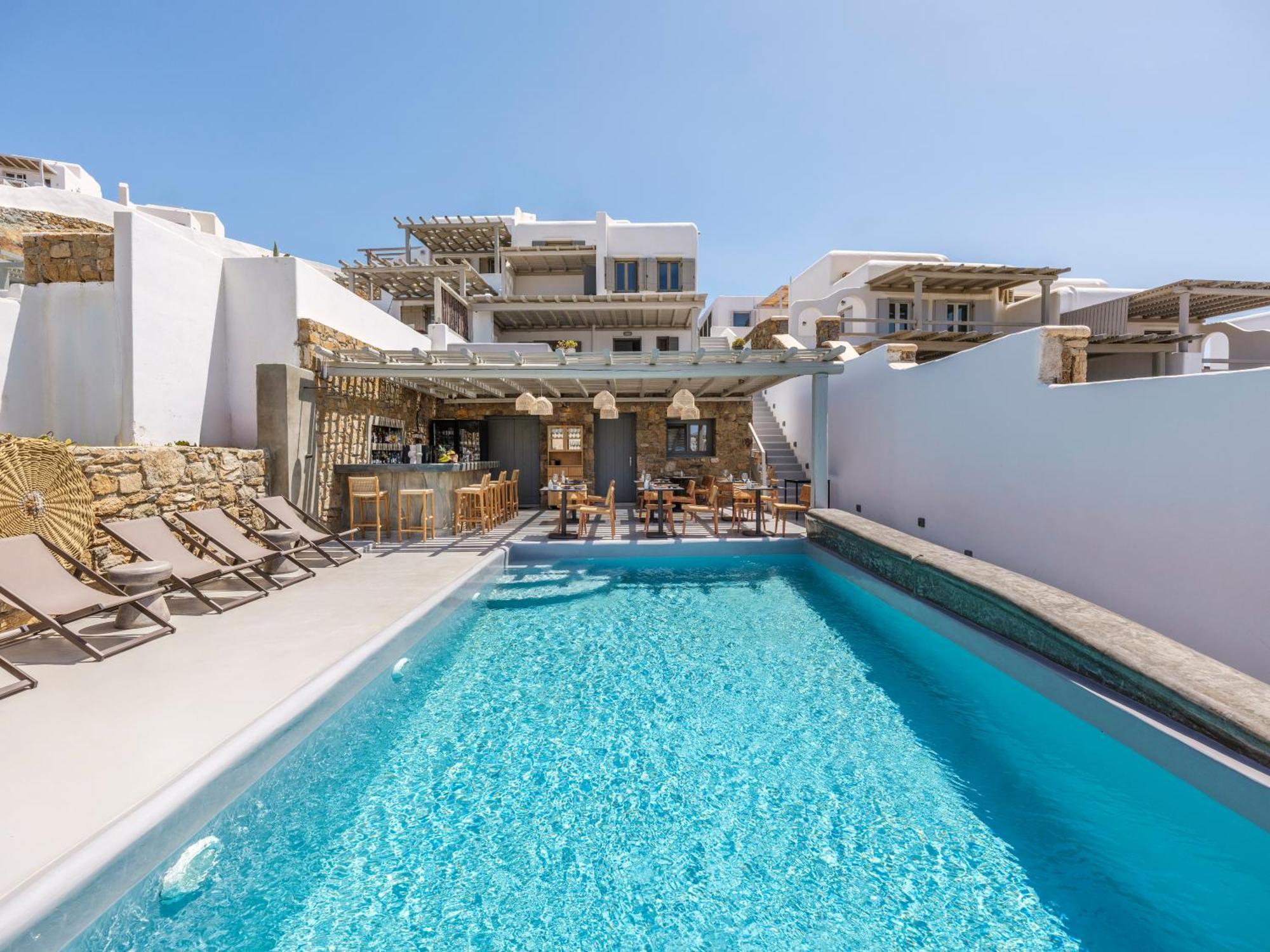 The Mykonist Merchia Beach Villas & Suites Kültér fotó