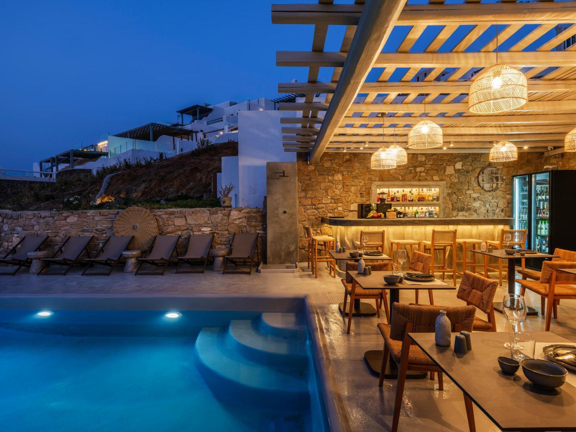 The Mykonist Merchia Beach Villas & Suites Kültér fotó